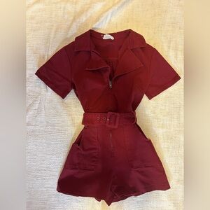 Maroon I just Have to Have it Jumpsuit
